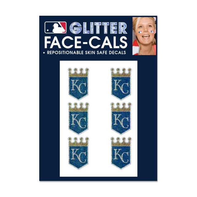 Kansas City Royals Glitter Tattoo 6 Pack