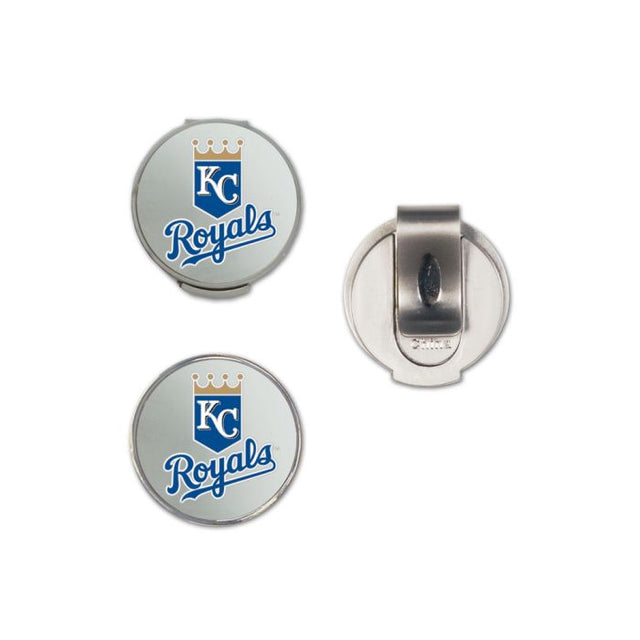 Clip para gorra de los Kansas City Royals con 2 marcadores, con tapa tipo concha