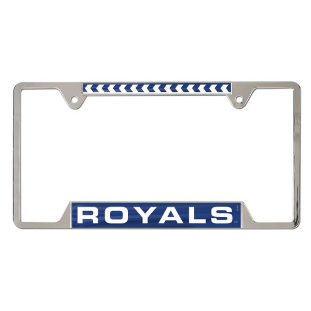 Kansas City Royals Inlaid Metal Lic Plt Frame 4 tab