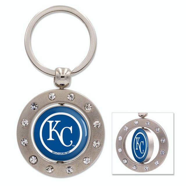 Kansas City Royals Keychain w/Bling Spinner