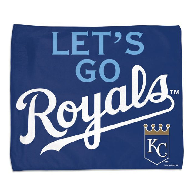 堪萨斯城皇家队 LET'S GO ROYALS 集会毛巾 - 全彩