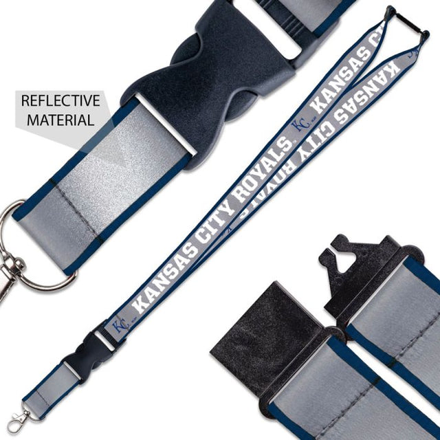 Kansas City Royals Lanyard w/ Buckle Reflective 1"