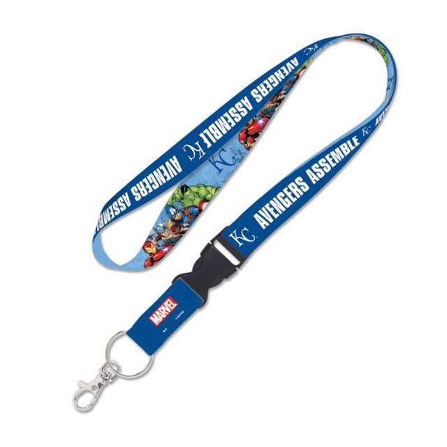 Kansas City Royals / Marvel (c) 2021 MARVEL Lanyard w/detachable buckle 1"