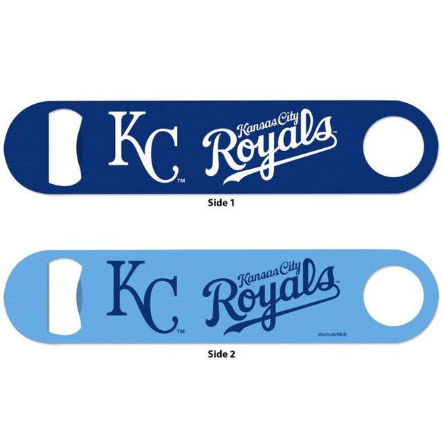 Abridor de botellas de metal de dos caras de los Kansas City Royals