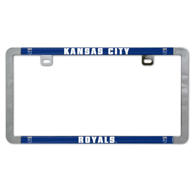 Kansas City Royals Metal Lic. Plate Frame Slim