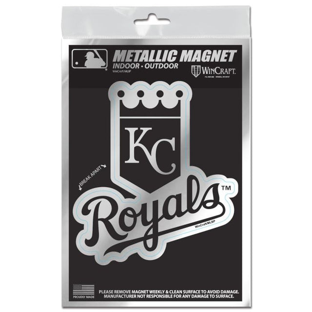 Kansas City Royals Metallic Magnets 3" x 5"