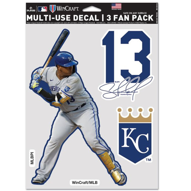 Paquete multiusos para 3 fanáticos de los Kansas City Royals, Salvador Pérez