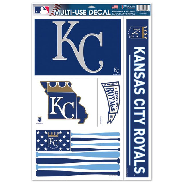 Calcomanía multiusos de los Kansas City Royals, 11" x 17"