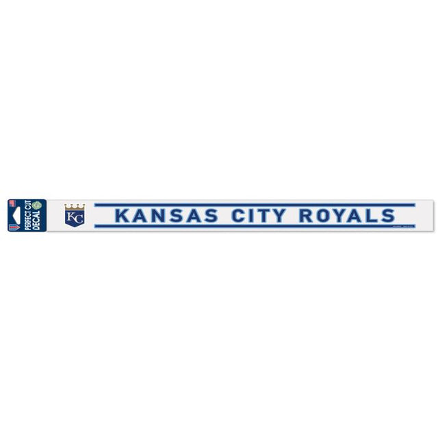 Calcomanías de corte perfecto de los Kansas City Royals de 2" x 17"