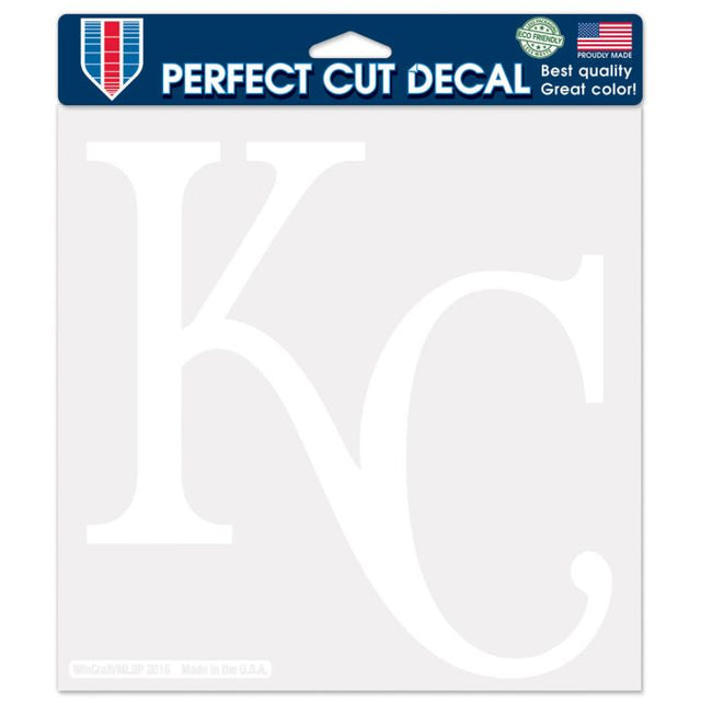 Calcomanías de corte perfecto de los Kansas City Royals de 8" x 8"