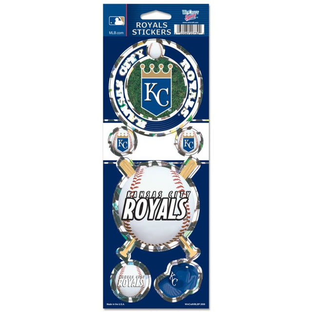 Kansas City Royals Prismatic Decal 4" x 11"