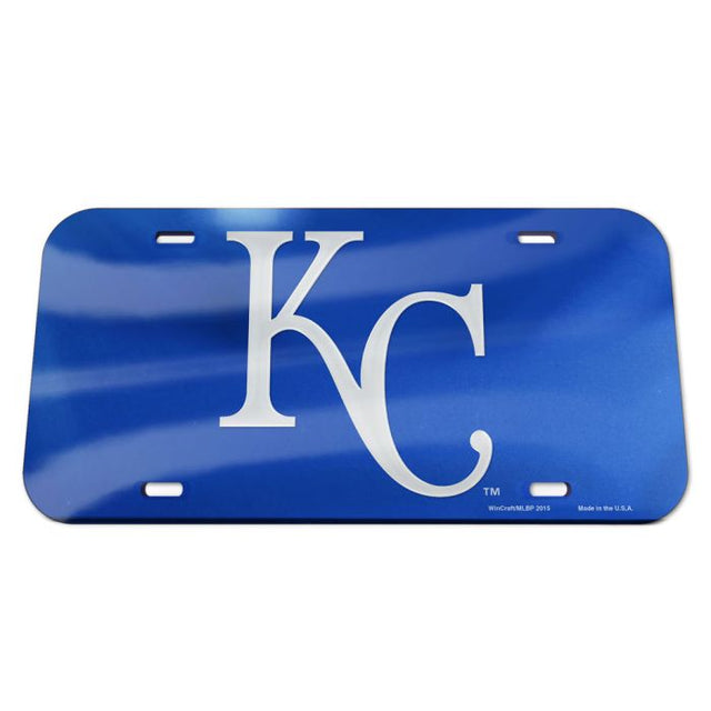 Kansas City Royals Specialty Acrylic License Plate