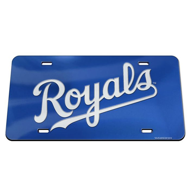 Kansas City Royals Specialty Acrylic License Plate