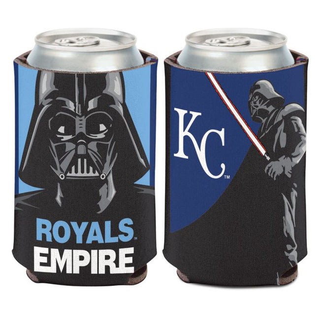 Enfriador de lata de 12 oz de Kansas City Royals / Star Wars Darth Vader.