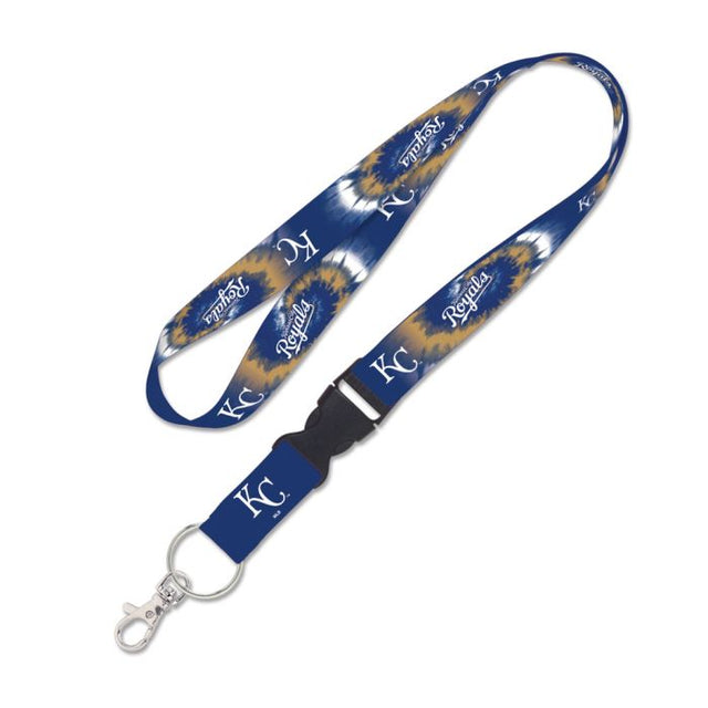 Kansas City Royals TDYE Lanyard w/detachable buckle 1"