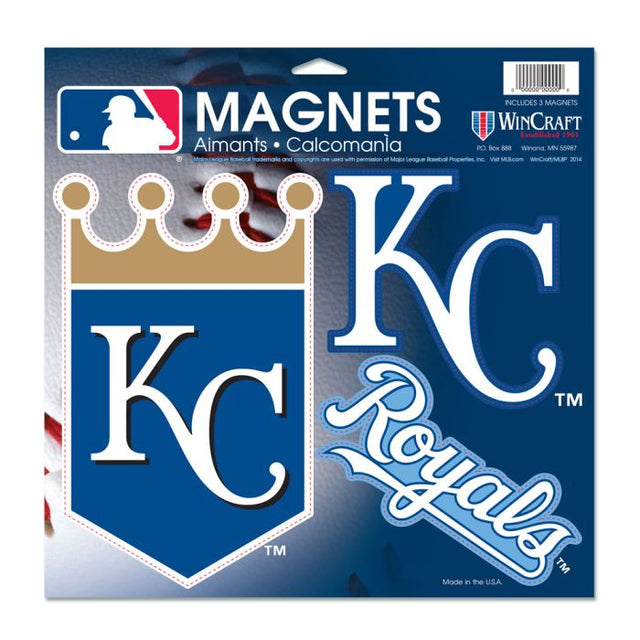 Imán de vinilo de los Kansas City Royals de 11" x 11"