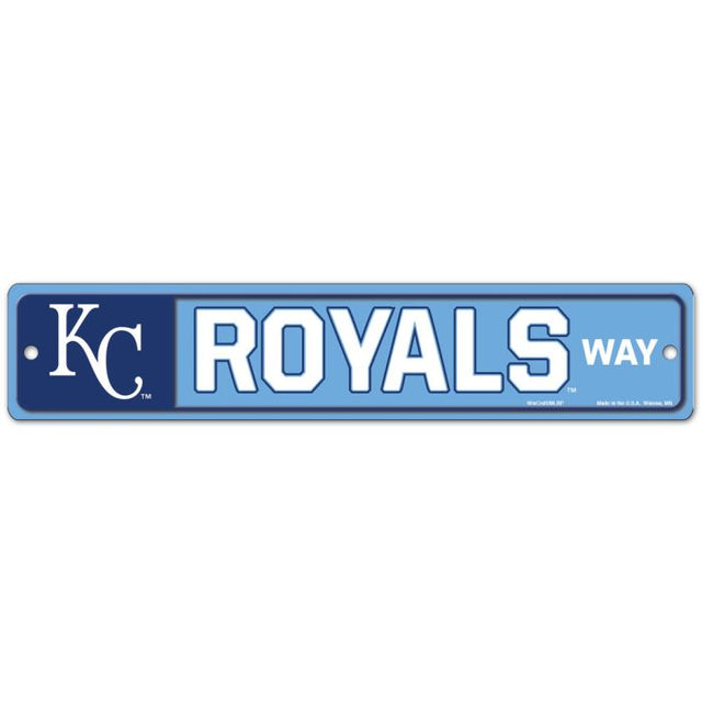 Kansas City Royals Way Street / Zone Sign 3.75" x 19"