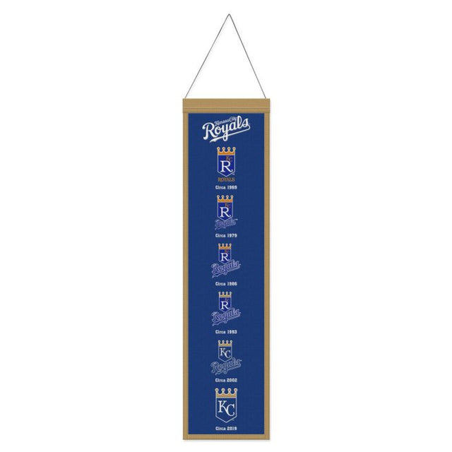 Kansas City Royals Wool Banner 8" x 32"