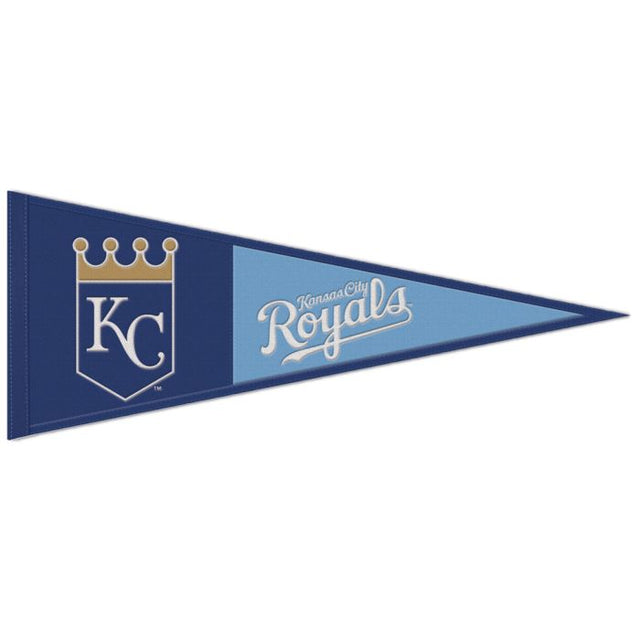 Banderín de lana de los Kansas City Royals de 13" x 32"