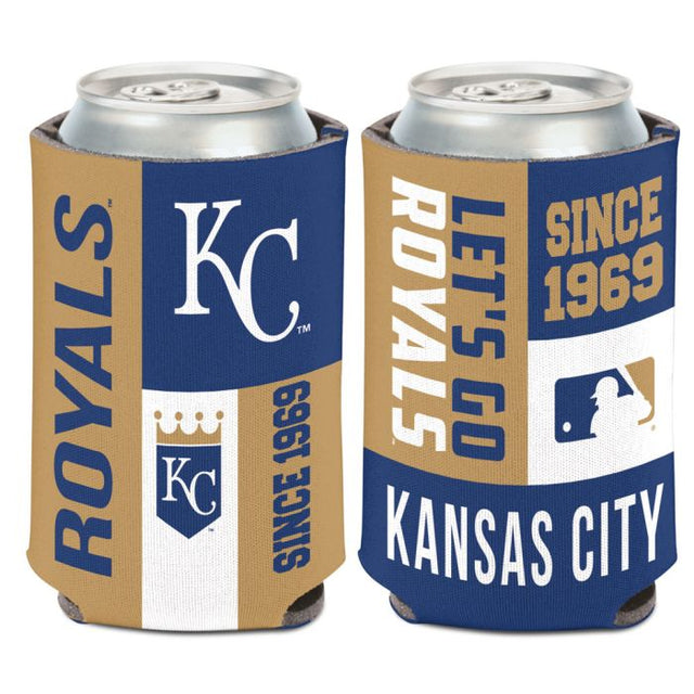 Kansas City Royals color block Can Cooler 12 oz.