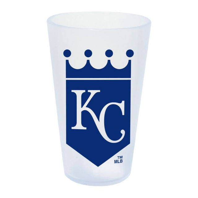 Vaso de pinta de silicona de 16 oz con forma de icicle de los Kansas City Royals