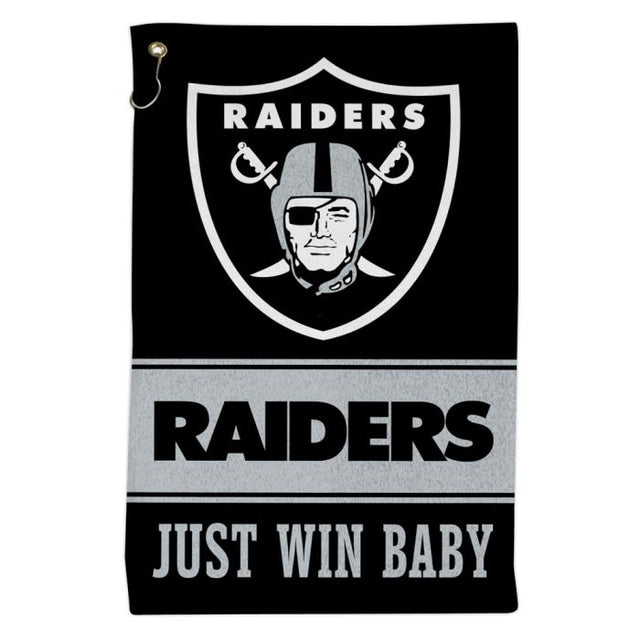 Toalla deportiva de 16 x 25 de Los Vegas Raiders