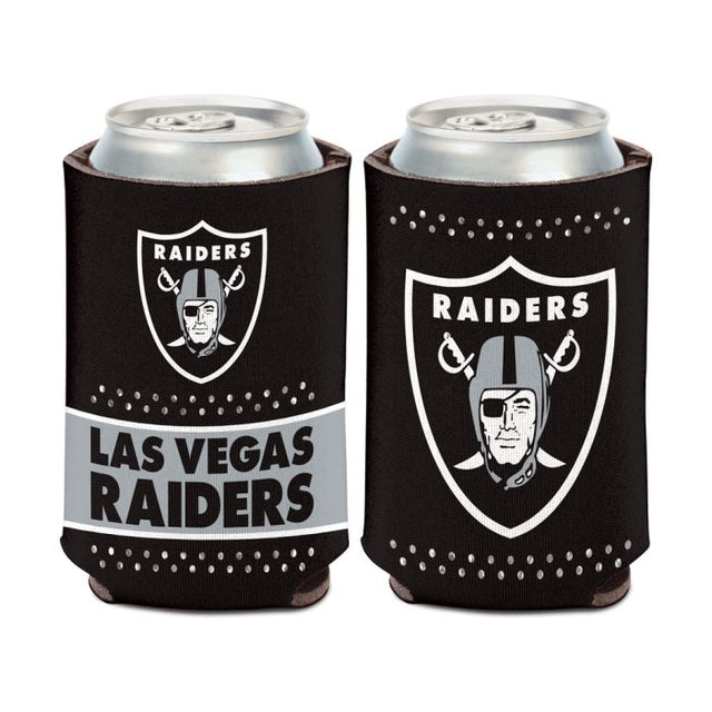 Enfriador de lata Bling de Los Vegas Raiders de 12 oz.