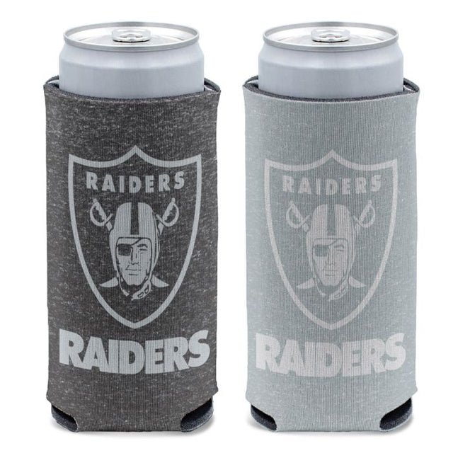 Enfriador de latas delgadas de 12 oz de color jaspeado de Las Vegas Raiders