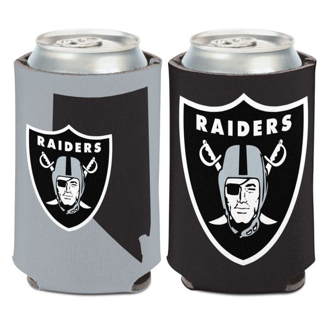 Enfriador de lata de 12 oz de Los Vegas Raiders.