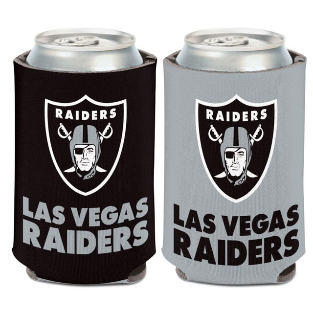 Enfriador de lata de 12 oz de Los Vegas Raiders.