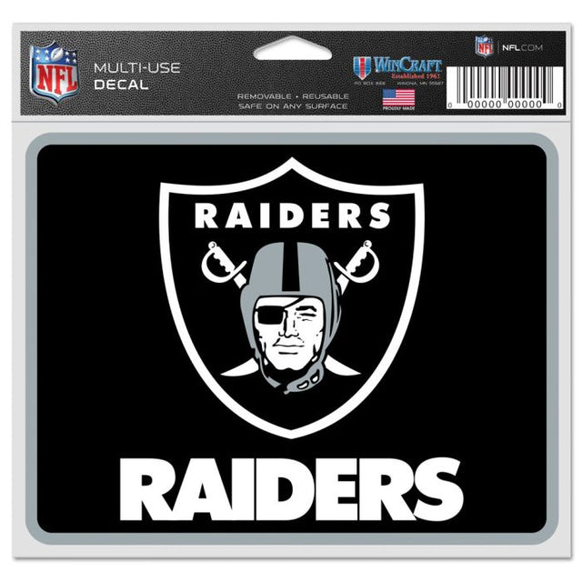 Calcomanías para fanáticos de los Raiders de Las Vegas de 5" x 6"