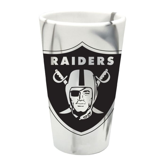 Vaso de pinta de silicona de 16 oz de Las Vegas Raiders Fashion