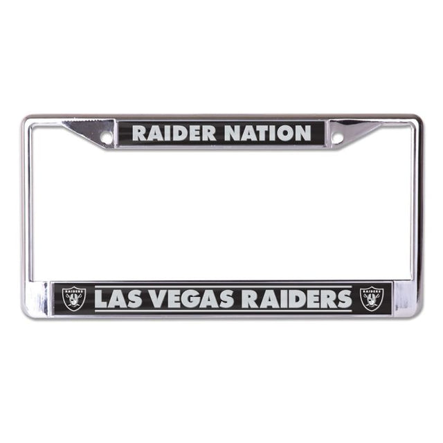 Marco impreso Lic Plt de Las Vegas Raiders S/L