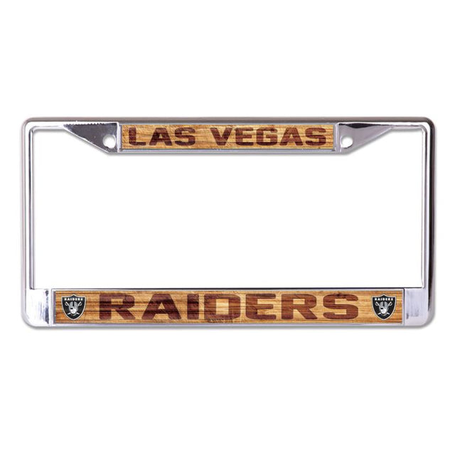 Marco impreso Lic Plt de Las Vegas Raiders S/L