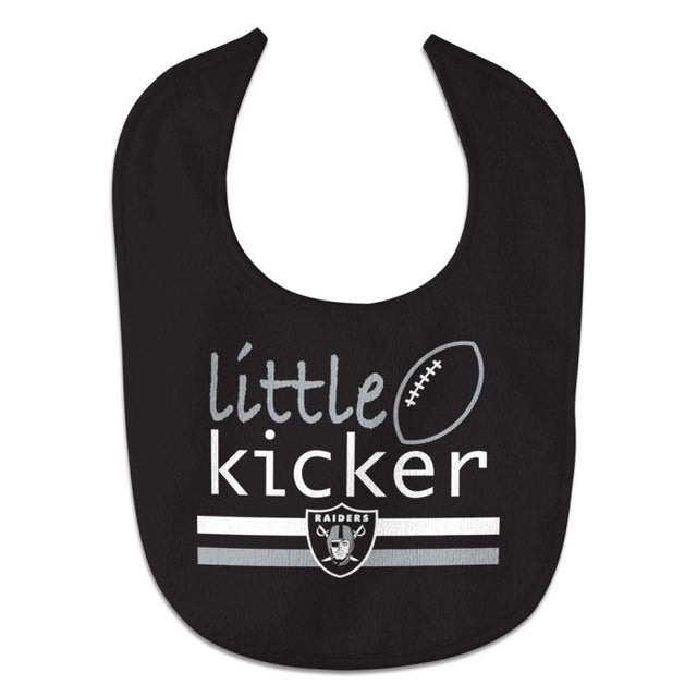 Babero para bebé All Pro Little Kicker de Las Vegas Raiders