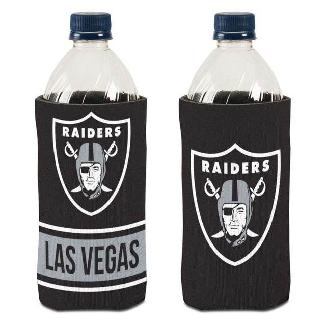 Enfriador de lata con el logotipo de Las Vegas Raiders de 20 oz.