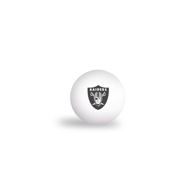 Pelotas de ping pong de los Raiders de Las Vegas (paquete de 6)