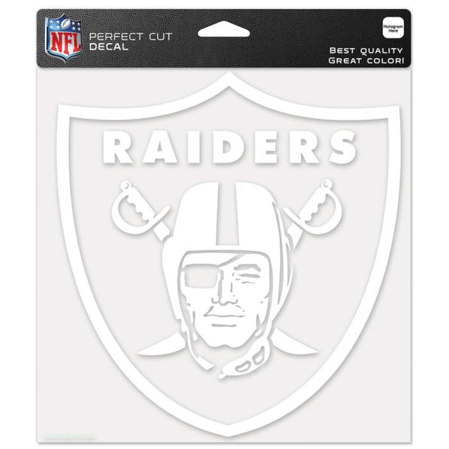 Calcomanías de corte perfecto de los Raiders de Las Vegas de 8" x 8"