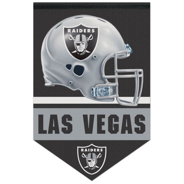 Banner de fieltro premium de Los Vegas Raiders de 17" x 26"