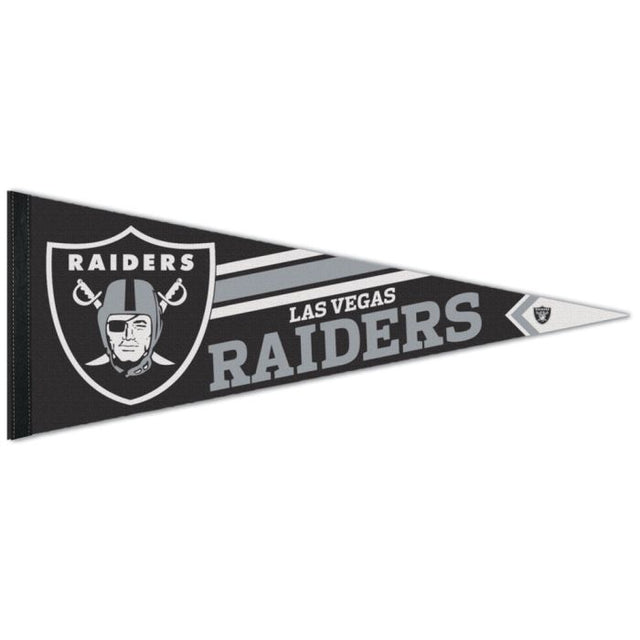 Banderín premium de los Raiders de Las Vegas de 12" x 30"