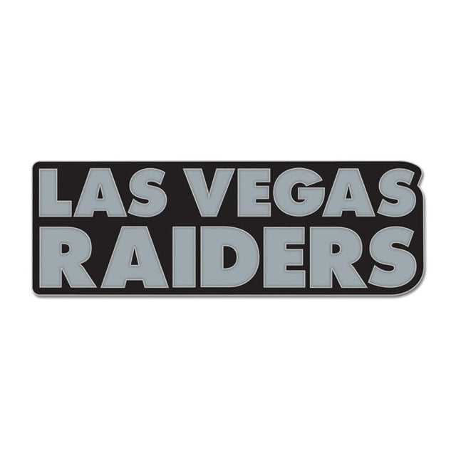 Tarjeta de joyería con pin esmaltado de coleccionista secundario de Las Vegas Raiders