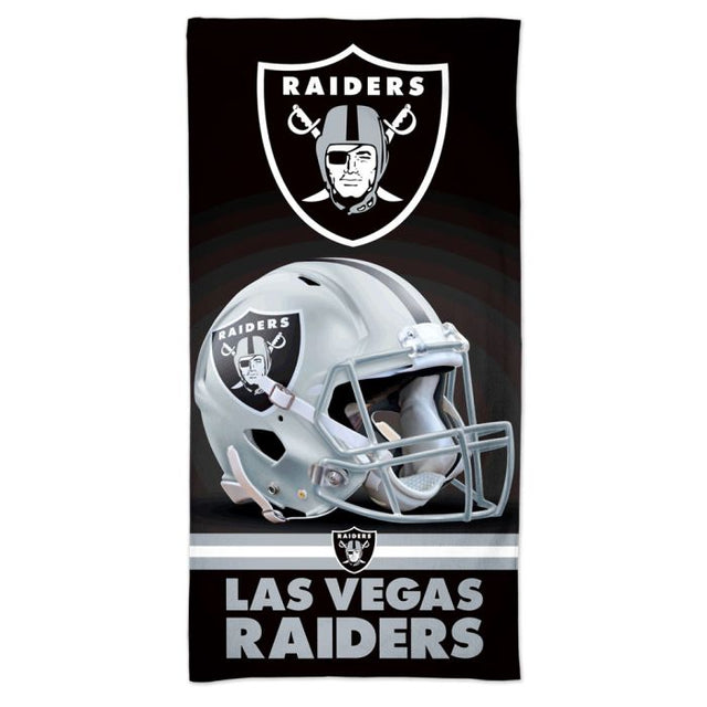 Toalla de playa Spectra de Los Vegas Raiders de 30" x 60"