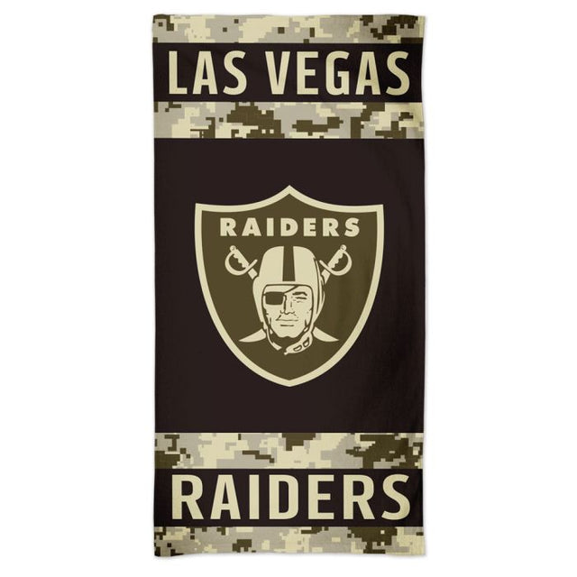 Toalla de playa Spectra de edición estándar de los Raiders de Las Vegas, 30" x 60"