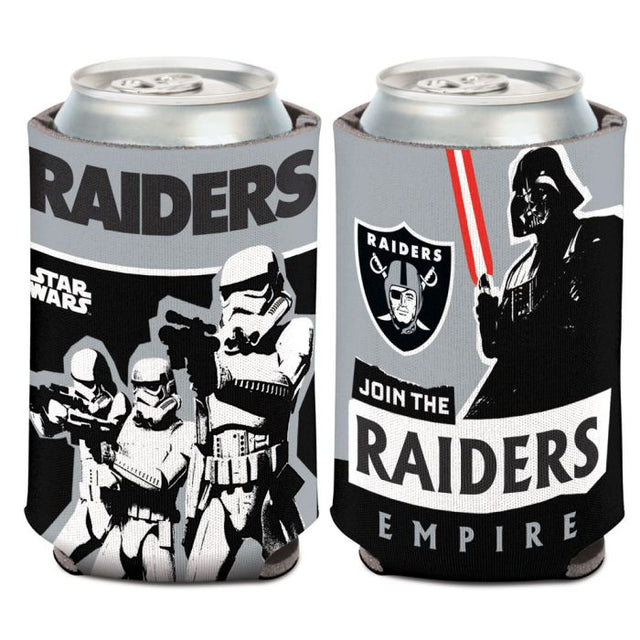 Enfriador de lata Las Vegas Raiders / Star Wars Darth Vader de 12 oz.