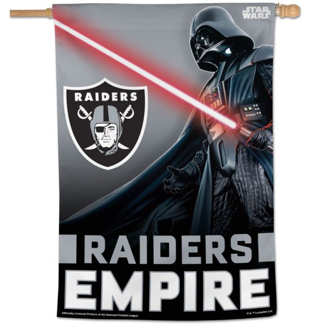 Bandera vertical de Darth Vader de Star Wars y los Raiders de Las Vegas de 71 x 101 cm