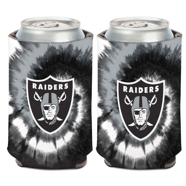 Enfriador de lata con teñido anudado de Los Vegas Raiders, 12 oz.