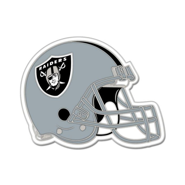 Tarjeta de joyería con pin esmaltado para coleccionistas con casco de los Raiders de Las Vegas