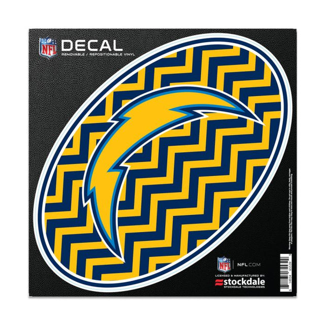 Imanes para exteriores CHEVRON de Los Angeles Chargers de 6" x 6"