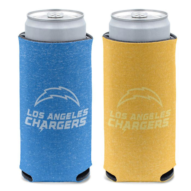 Los Angeles Chargers COLORED HEATHER 12 oz Slim Can Cooler