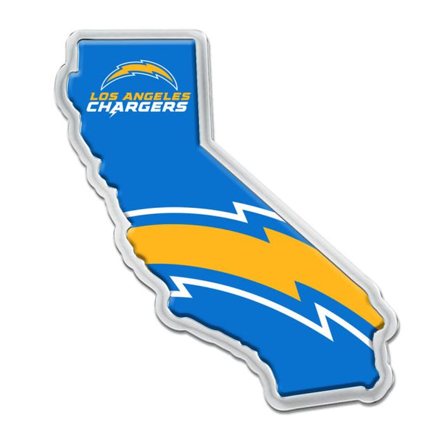 Los Angeles Chargers Chrome Metal Domed Emblem